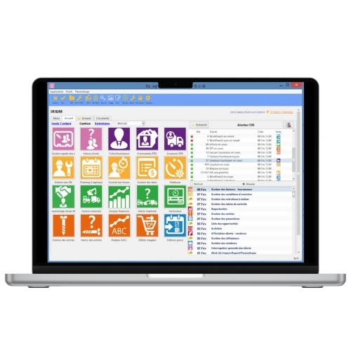 Ecran iE - Gestion concession